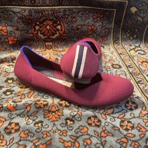 Rothy’s Orchid Heel Stripe